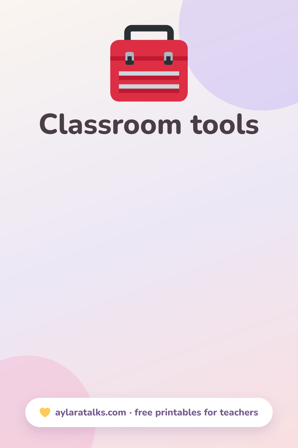 Free Classroom Tools — Timer, Name Picker, Noise Meter